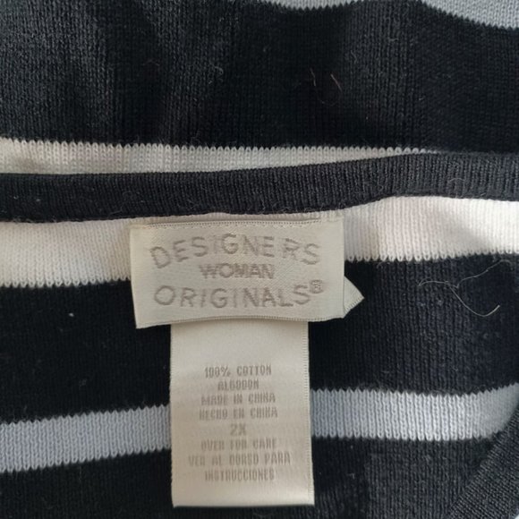 Vintage Designer Originals Women's Color Blue Pearl Cardigan with Tank Top - Picture 3 of 7